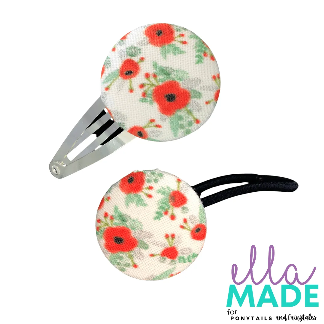 Limited Edition: Remembrance Poppies Covered Buttons