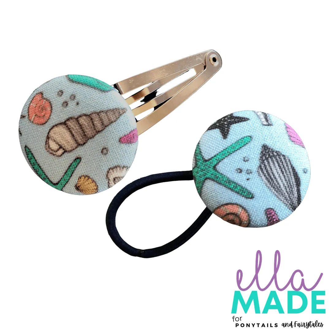 Limited Edition: Sea Shells Covered Buttons