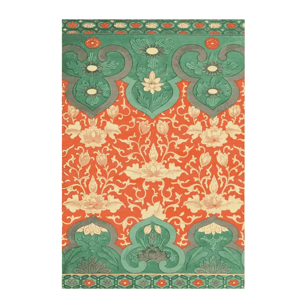 Lotus in the Pond Hand Tufted Rug