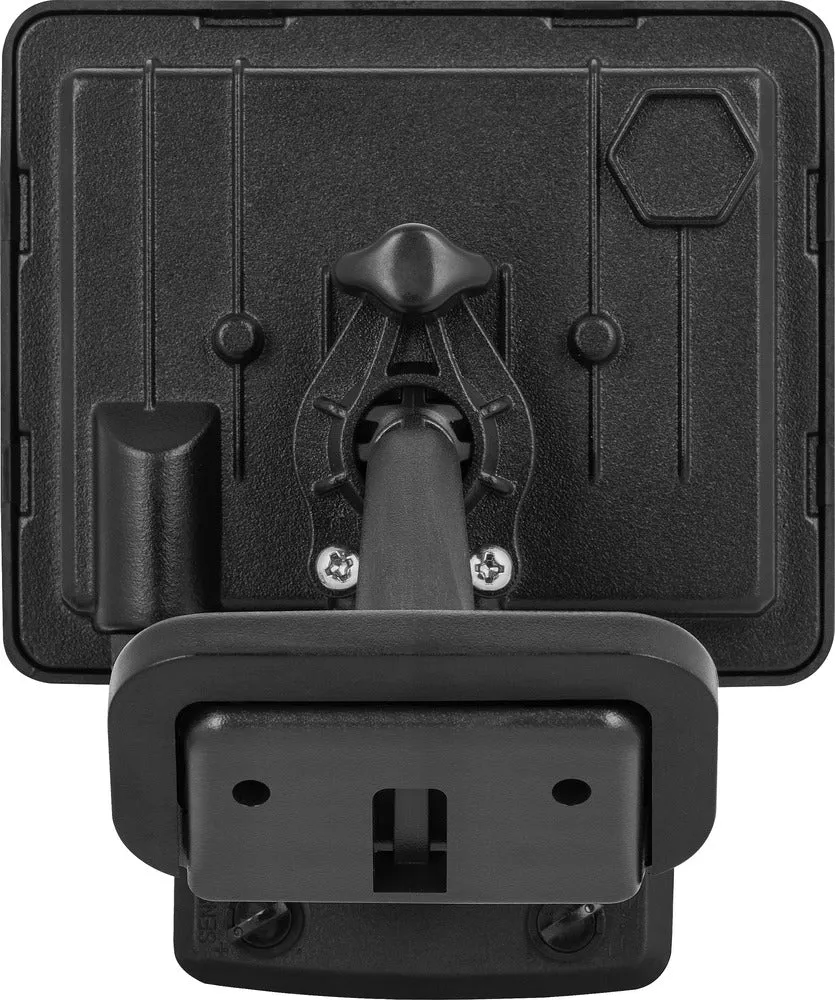 Luceco EFLD10B40P-06 10W Essence Security PIR Floodlight with Ball Joint 1m Cable - Dusk-Till-Dawn Override PIR - Black