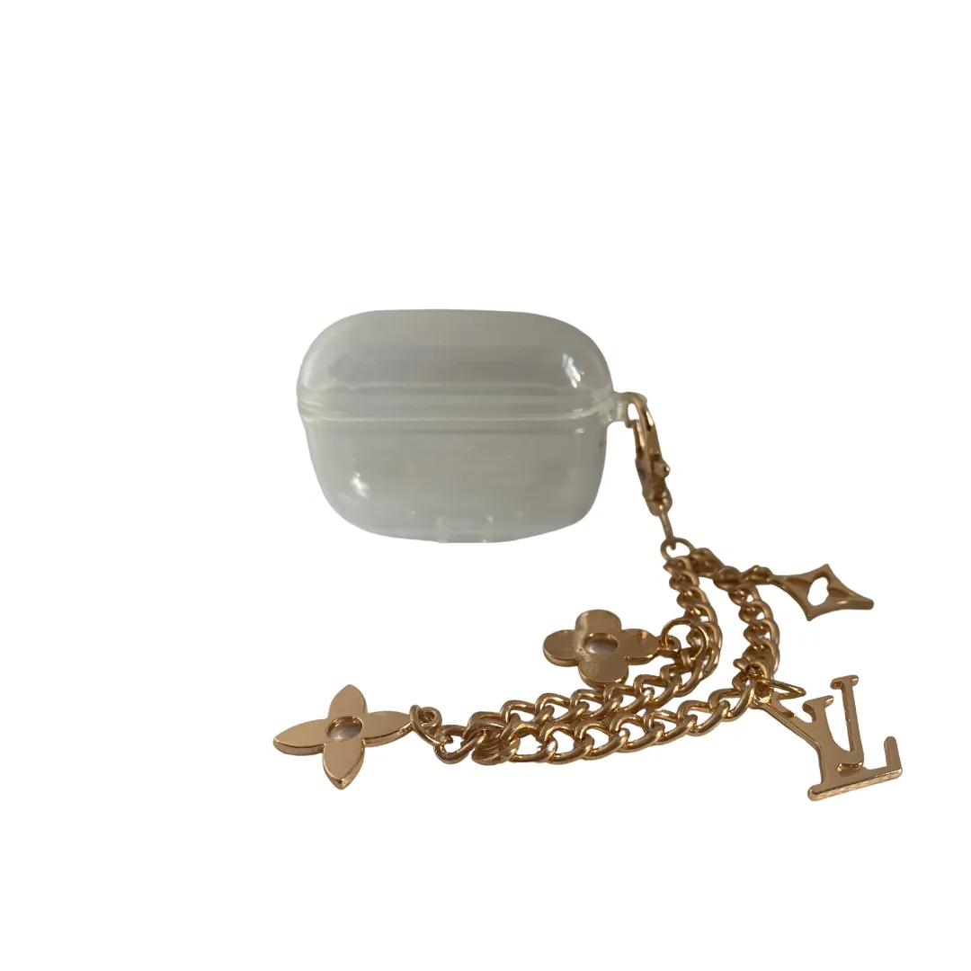 Lulu Clear Chain AirPods Case
