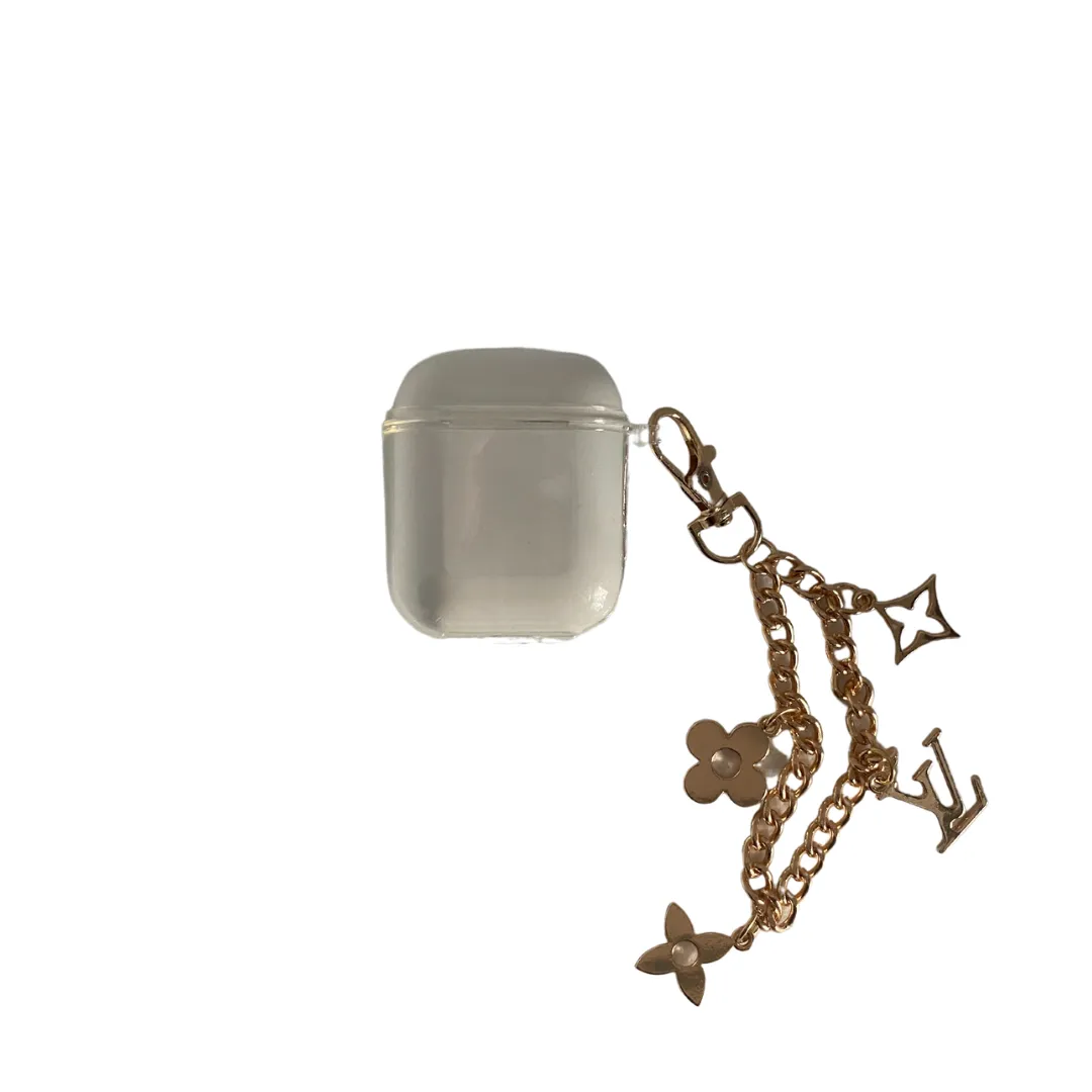 Lulu Clear Chain AirPods Case