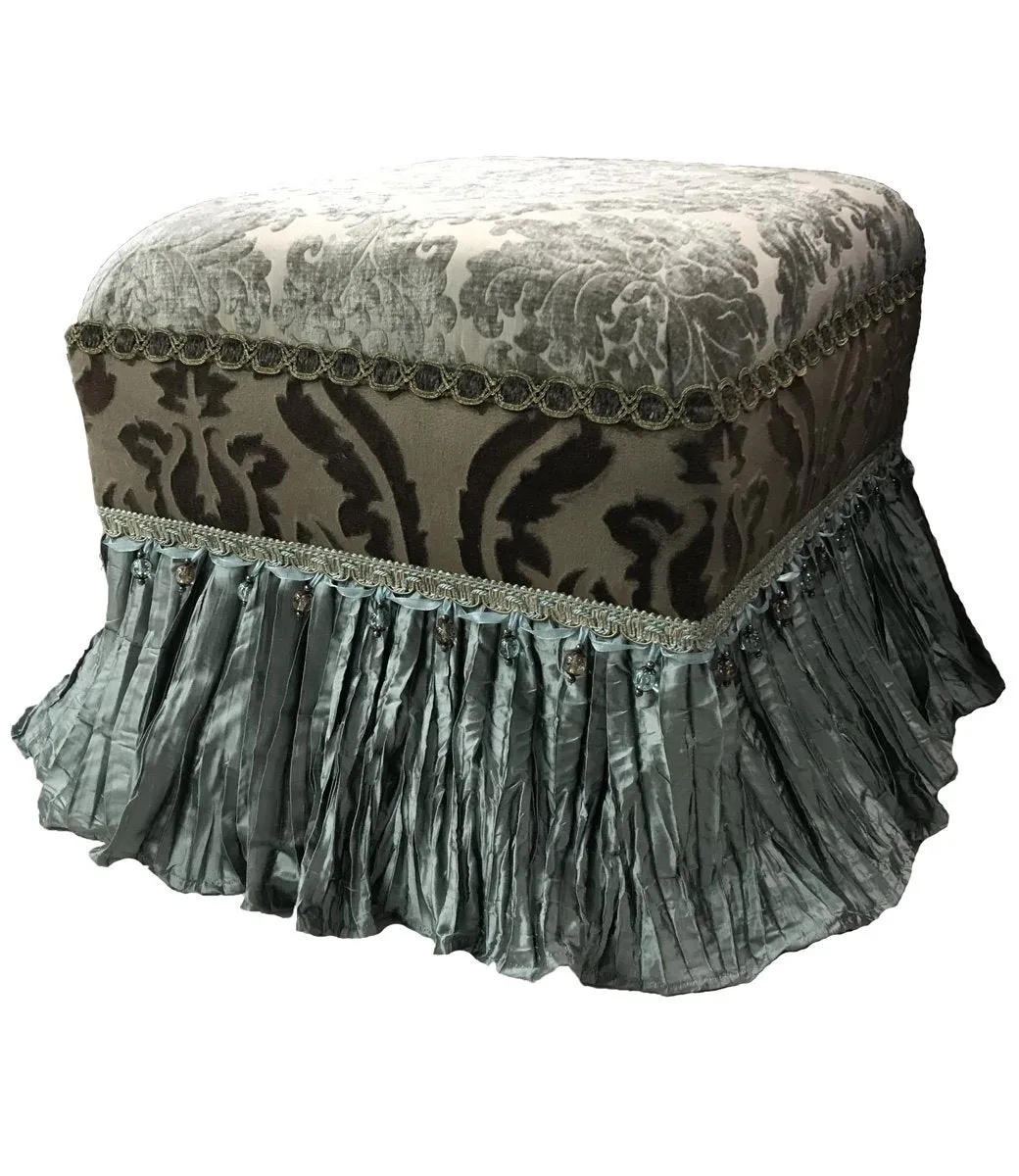 Luxury Upholstered Foot Stool Serenity