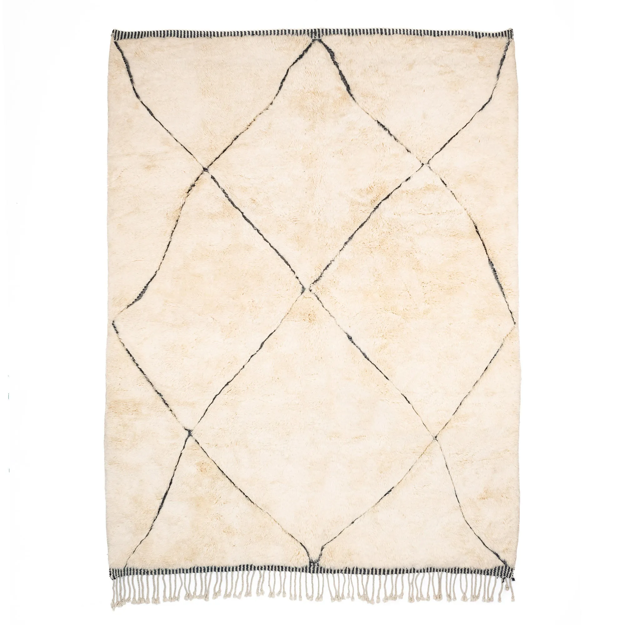 Magic Diamonds - Luxury Shag Moroccan Rug