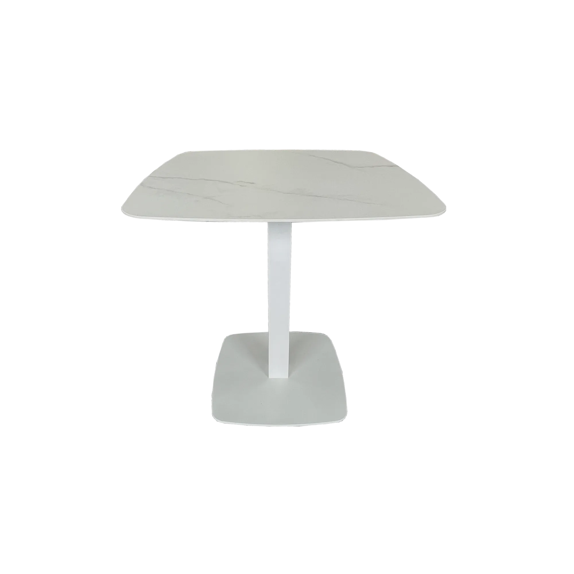 Mahina Ceramic Outdoor Bistro Table - White