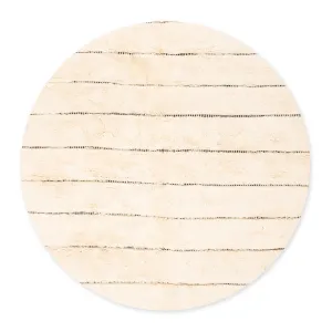 Manuscript Round - Luxury Shag Moroccan Rug