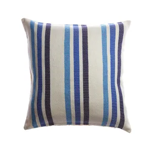 Marlene Square Wool Pillow - Blue