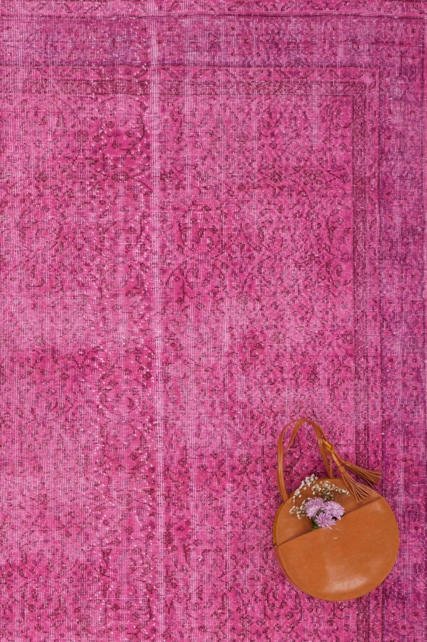 'Maude' Vintage Turkish Area Rug- 5'4'' x 8'