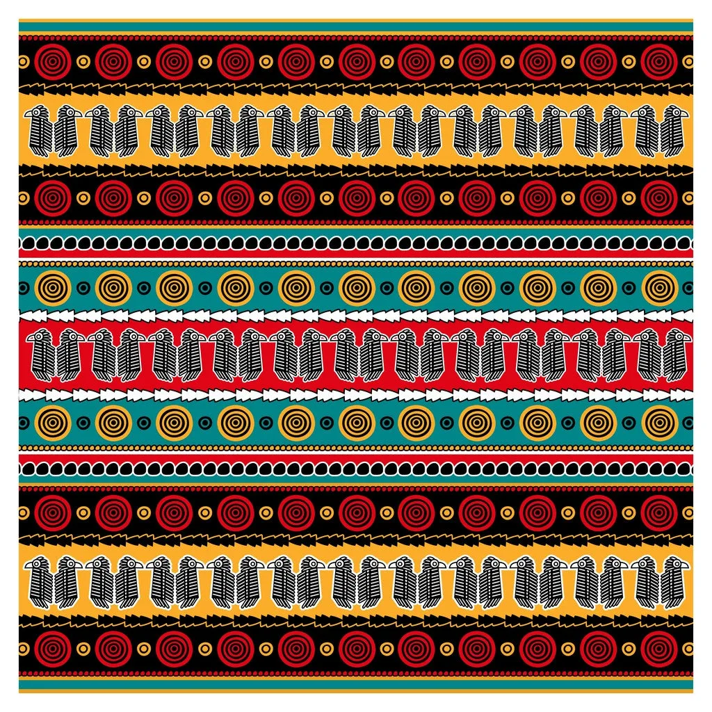 Mayan Geometric Symbol Adhesive Vinyl Sheet