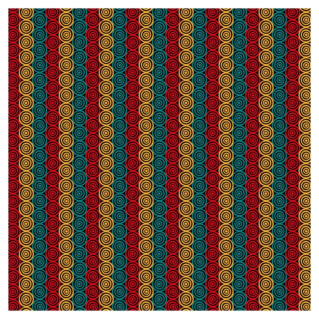 Mayan Geometric Symbol Adhesive Vinyl Sheet