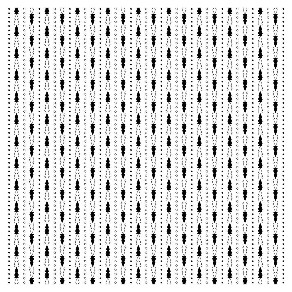 Mayan Geometric Symbol Adhesive Vinyl Sheet