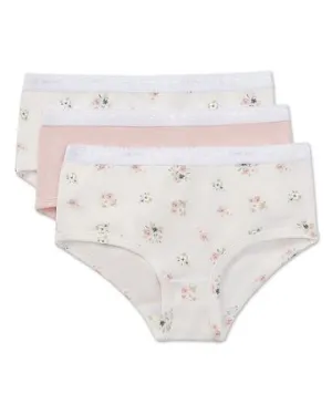 Memoi Girls Panties 3-Pack - Ditsy Floral MKU-1101