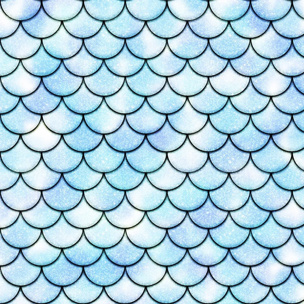 Mermaid Tail Adhesive Vinyl Sheet