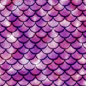 Mermaid Tail Adhesive Vinyl Sheet