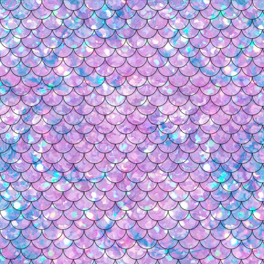Mermaid Tail Adhesive Vinyl Sheet