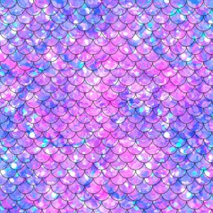 Mermaid Tail Adhesive Vinyl Sheet