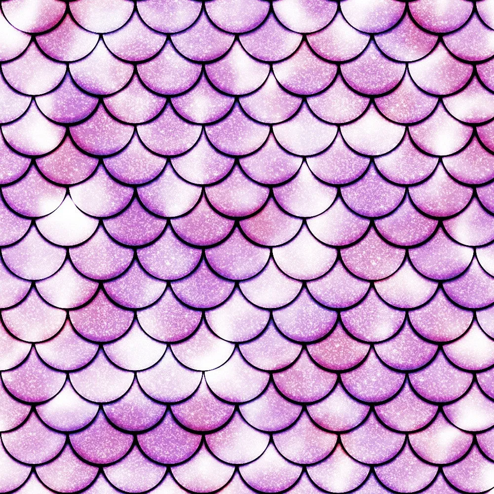 Mermaid Tail Adhesive Vinyl Sheet