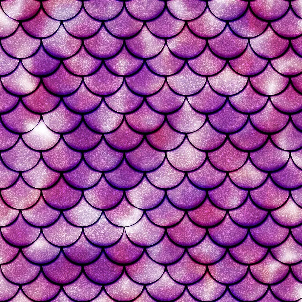 Mermaid Tail Adhesive Vinyl Sheet