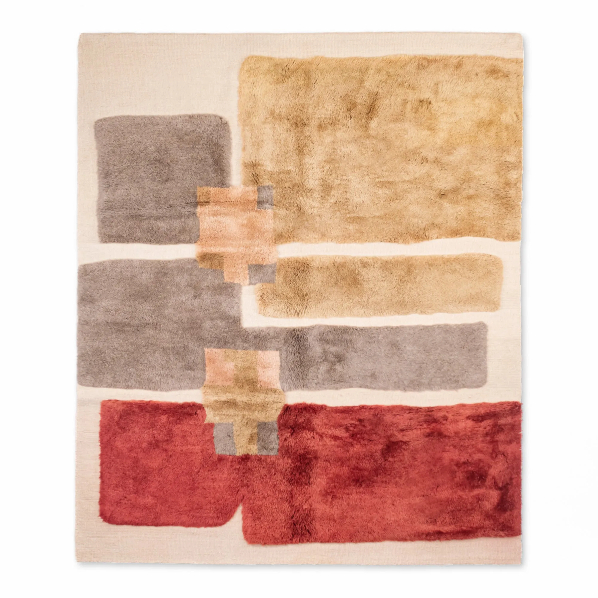Messy Painting - Luxury Shag Moroccan Rug