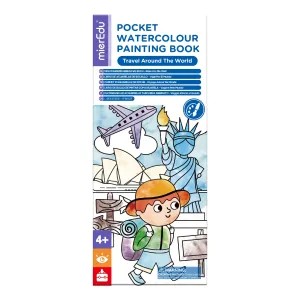 MierEdu | Pocket Water Colour Painting Book | Travel Around the World