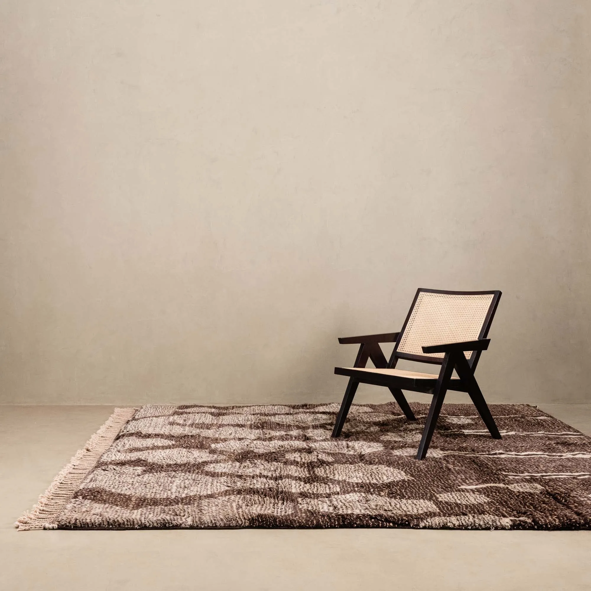 Mocha Melody - Luxury Shag Moroccan Rug