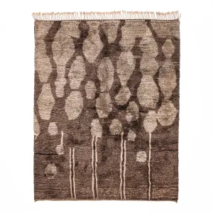 Mocha Melody - Luxury Shag Moroccan Rug