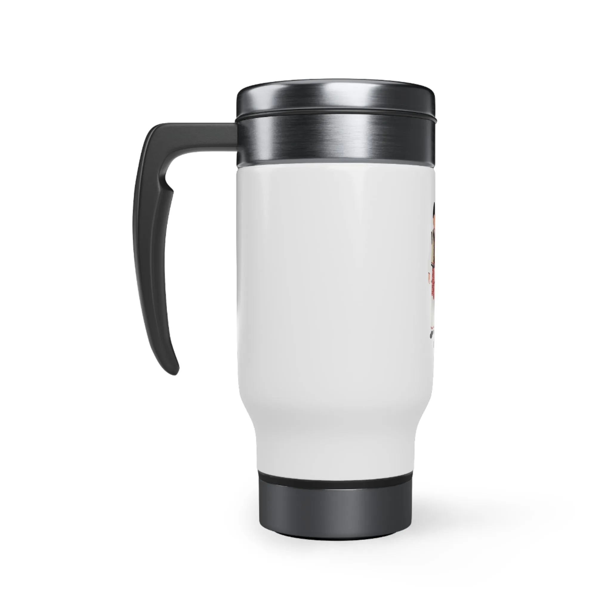 Moldova Stainless Steel Travel Mug with Handle, 14oz