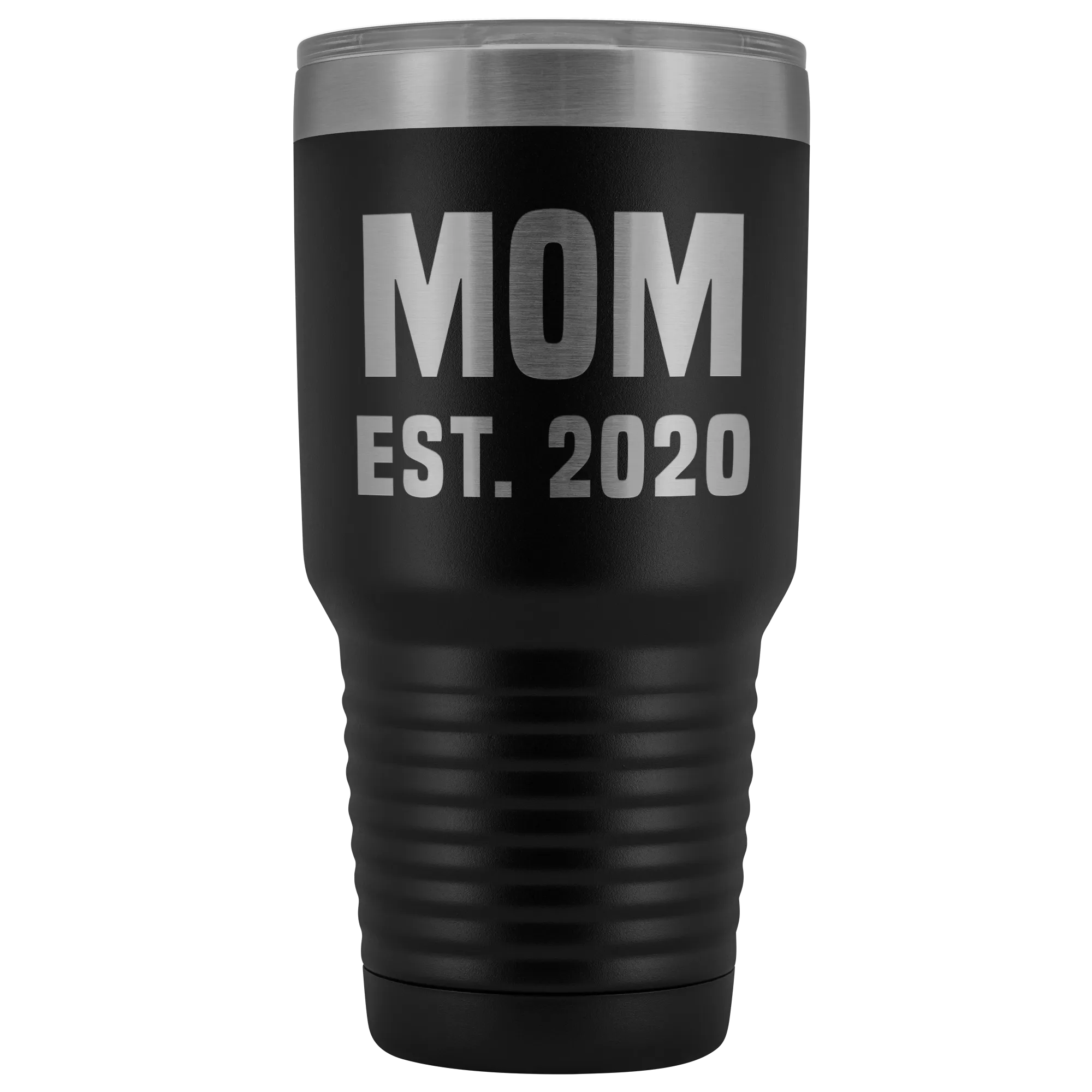 Mom Est 2020 Tumbler Funny Mother's Day Gifts Expecting Mother Mug Double Wall Insulated Hot Cold Travel Cup 30oz BPA Free