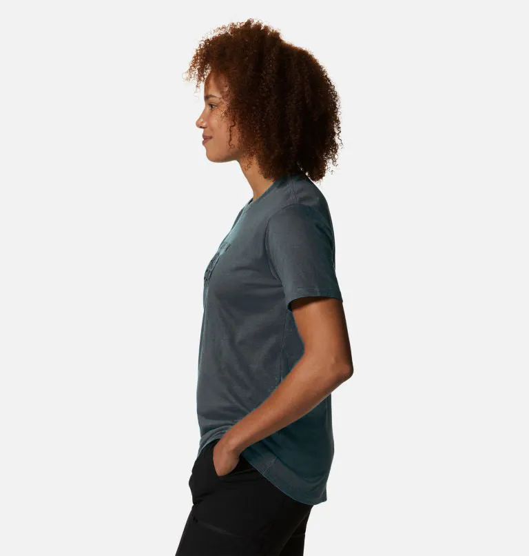 Mountain Hardwear Women's MHW Logo Short Sleeve T-shirt - Blue Slate