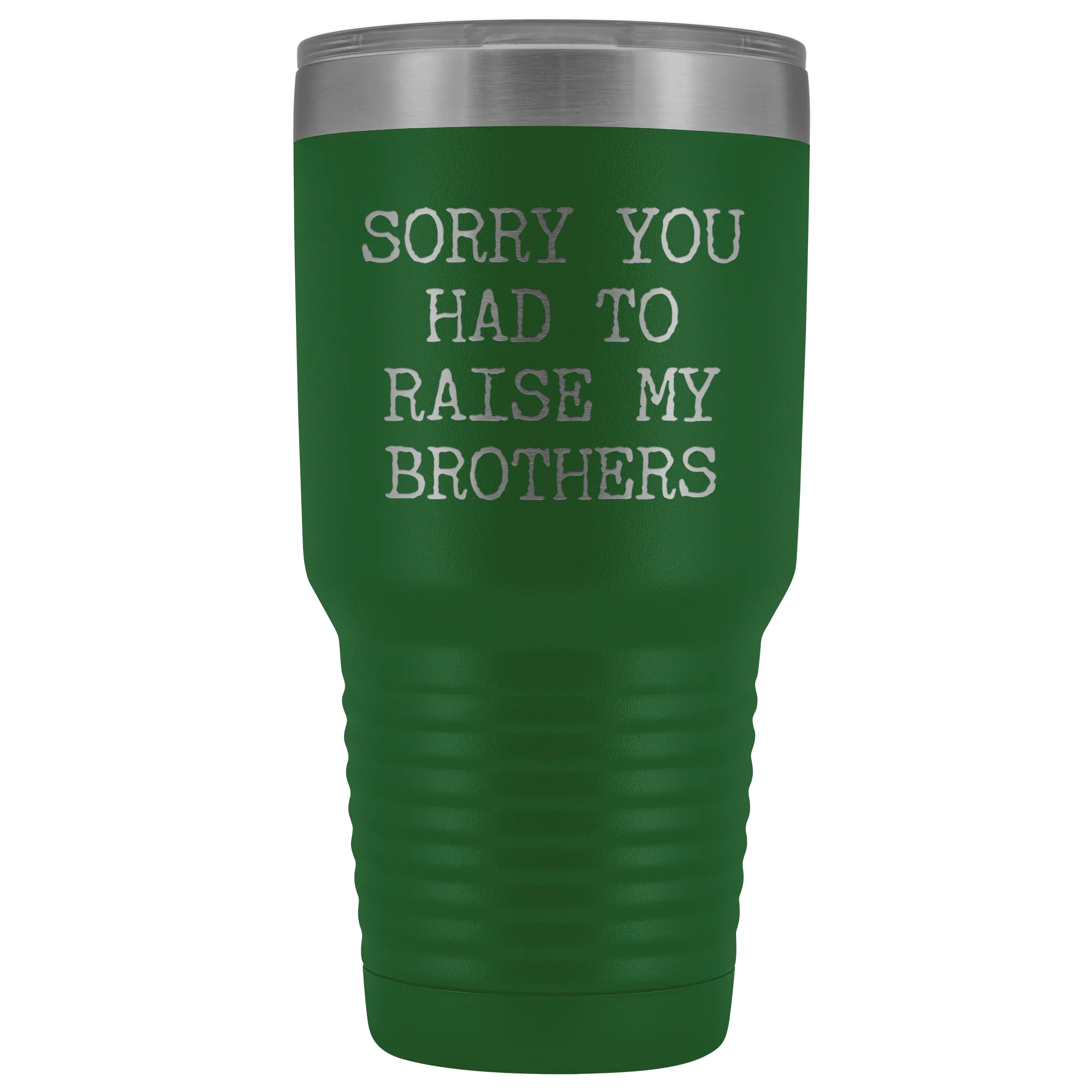 Mugs for Mom Mother's Day Gifts from Son Daughter Sorry You Had to Raise My Brothers Tumbler Mug Insulated Travel Coffee Cup 30oz BPA Free