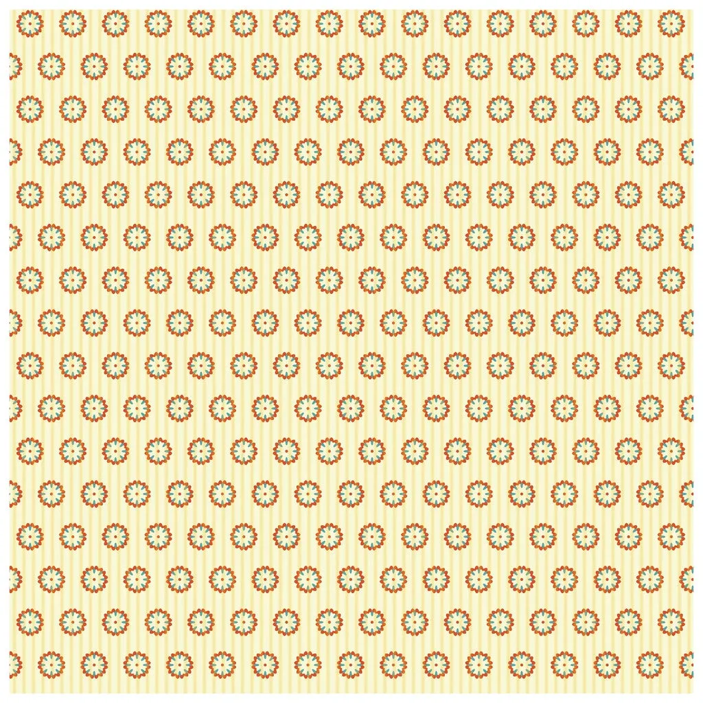 Mustard Patterns Adhesive Vinyl Sheet