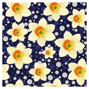 Narcissus Flowers Adhesive Vinyl Sheet