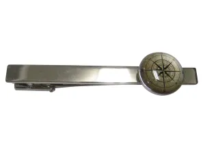 Nautical Compass Navigation Tie Clip