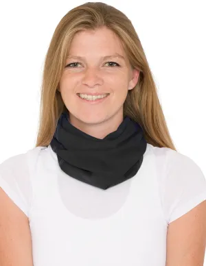 Neck Gaiter | Bandana, Balaclava, Headband | UPF 50  Sun Protection | Black