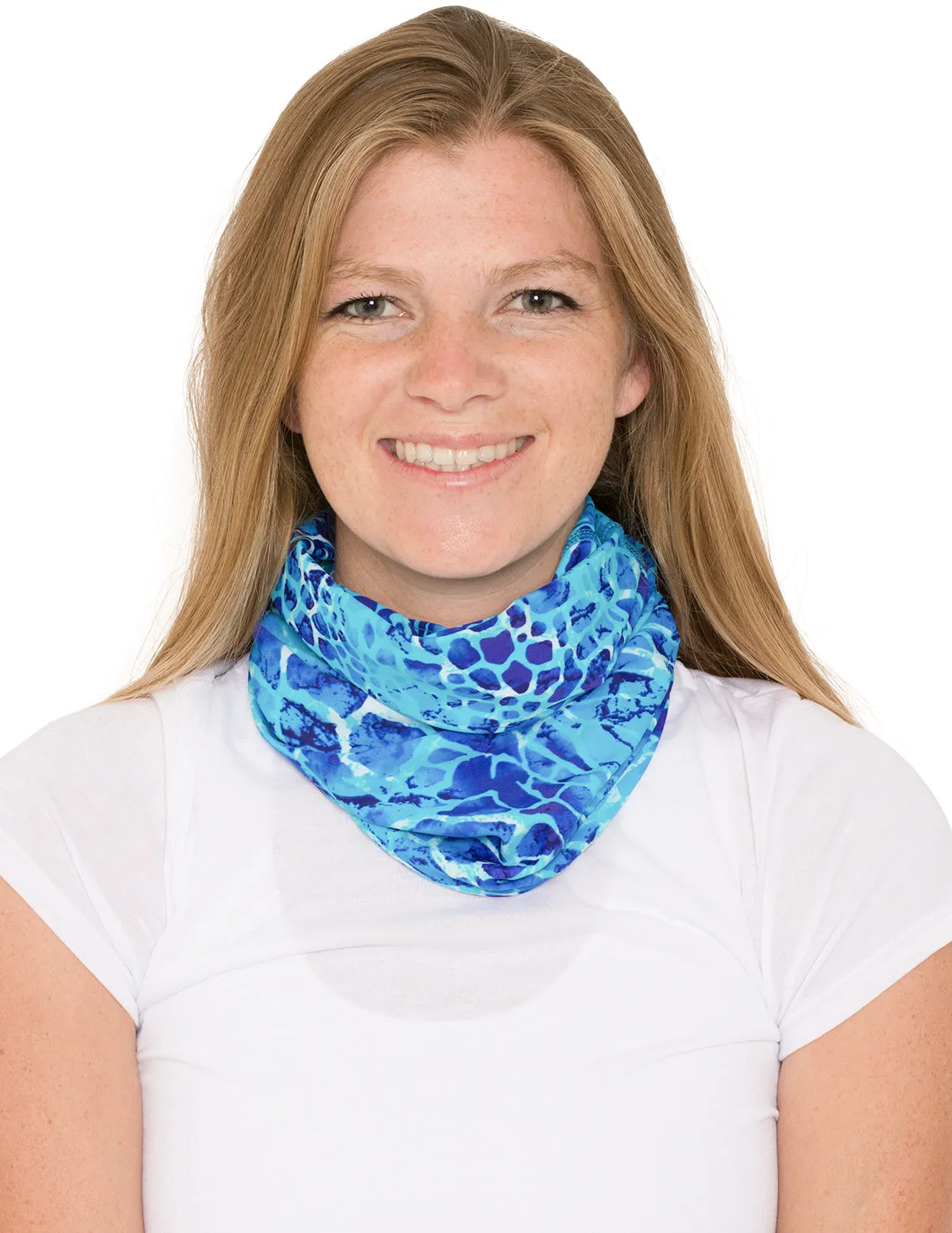 Neck Gaiter | Bandana, Balaclava, Headband | UPF 50  Sun Protection | Black