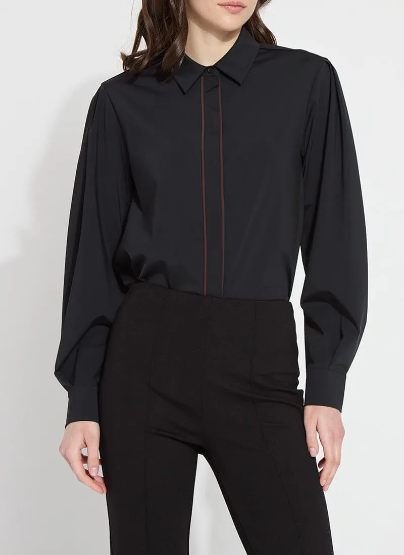 Nera Pleated Sleeve Shirt