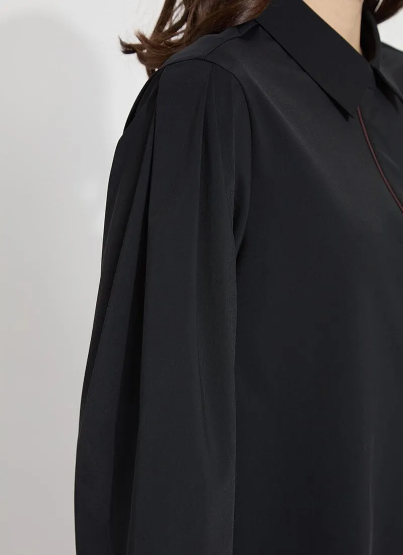 Nera Pleated Sleeve Shirt