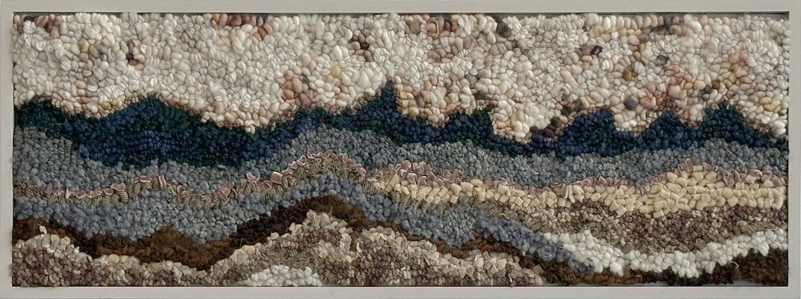 Neutral Landscape 30" x 10" Framed