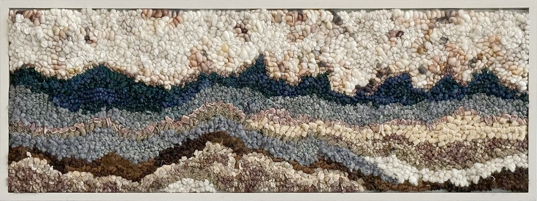 Neutral Landscape 30" x 10" Framed