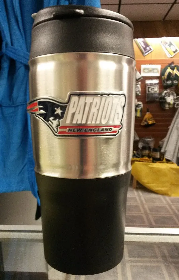NFL New England Patriots 18 oz Heavy Duty Travel Tumbler