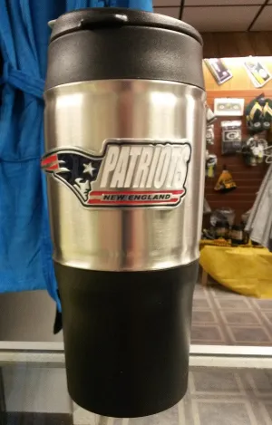 NFL New England Patriots 18 oz Heavy Duty Travel Tumbler