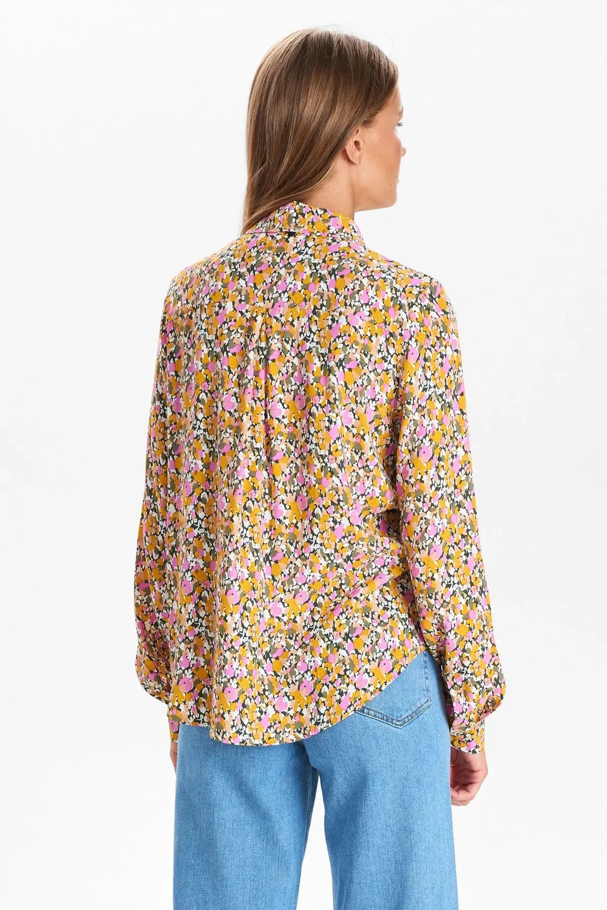 Numph Edissi Shirt in Climbing Ivy