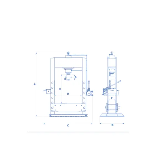 OMCN Hydraulic Press - ( 30, 50, & 100 Ton )