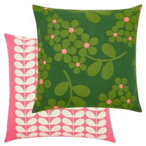 Orla Kiely Wisteria Cushion - Green