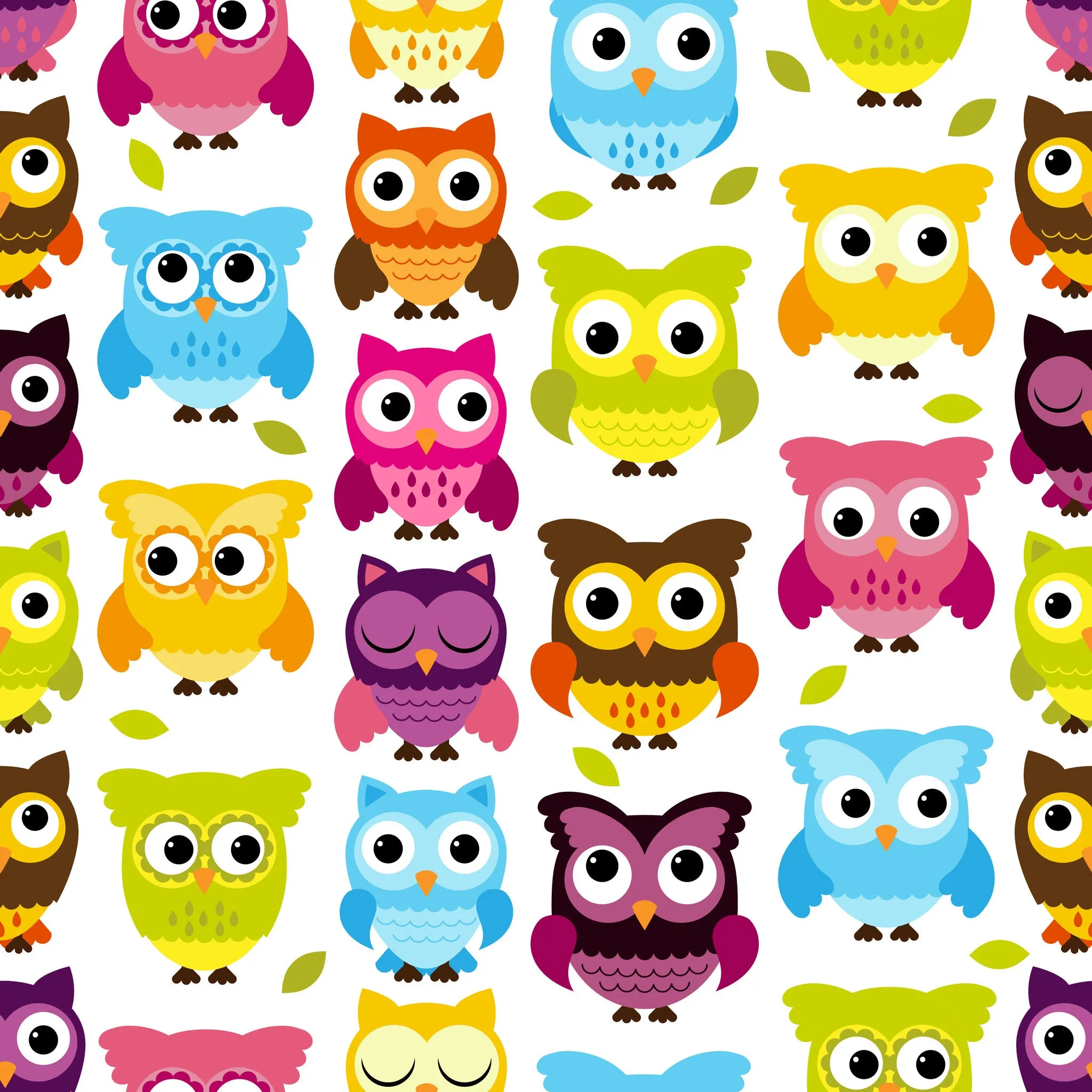 Owl Paper Vectors Vinyl Sheet