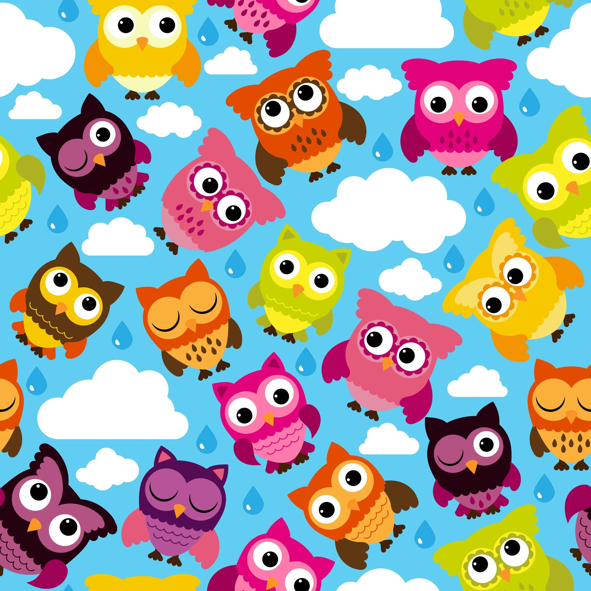 Owl Paper Vectors Vinyl Sheet