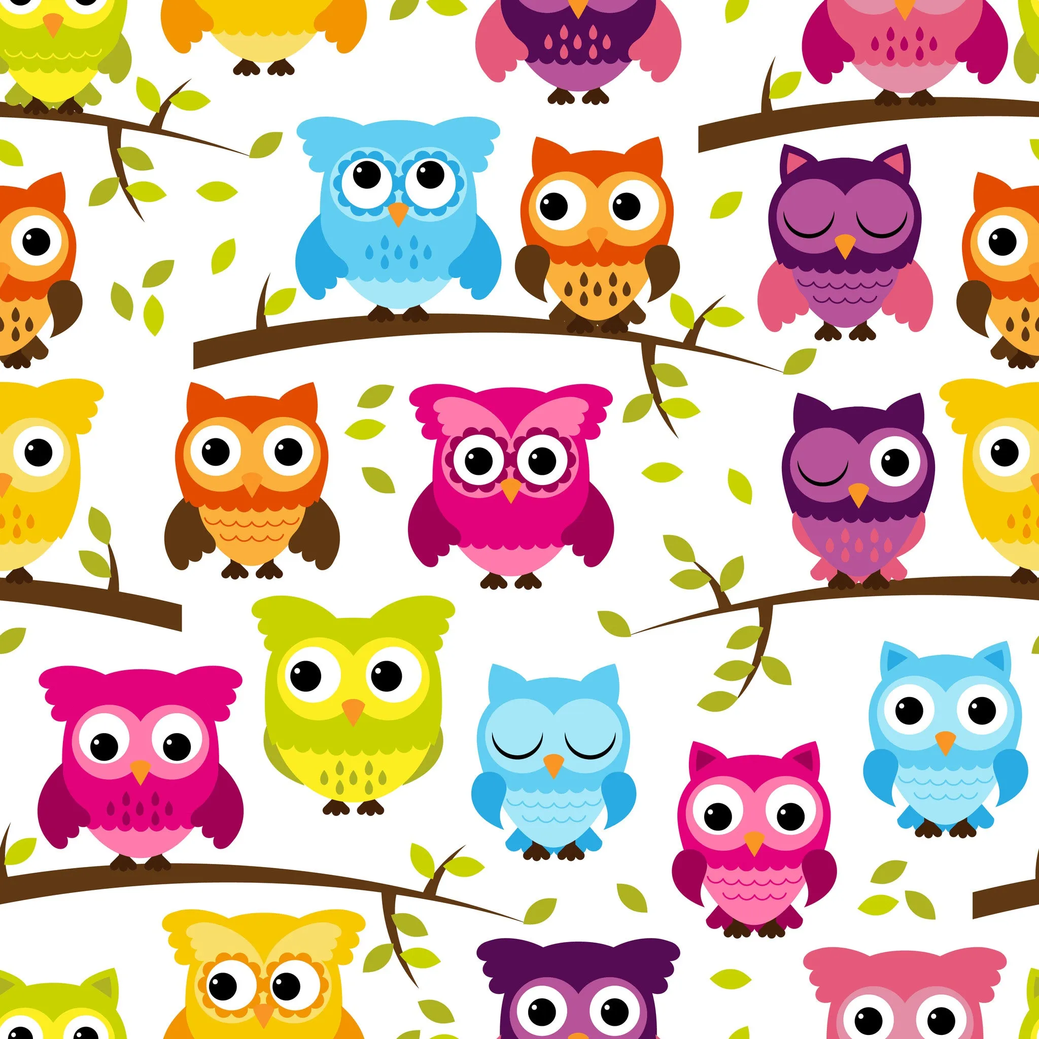 Owl Paper Vectors Vinyl Sheet