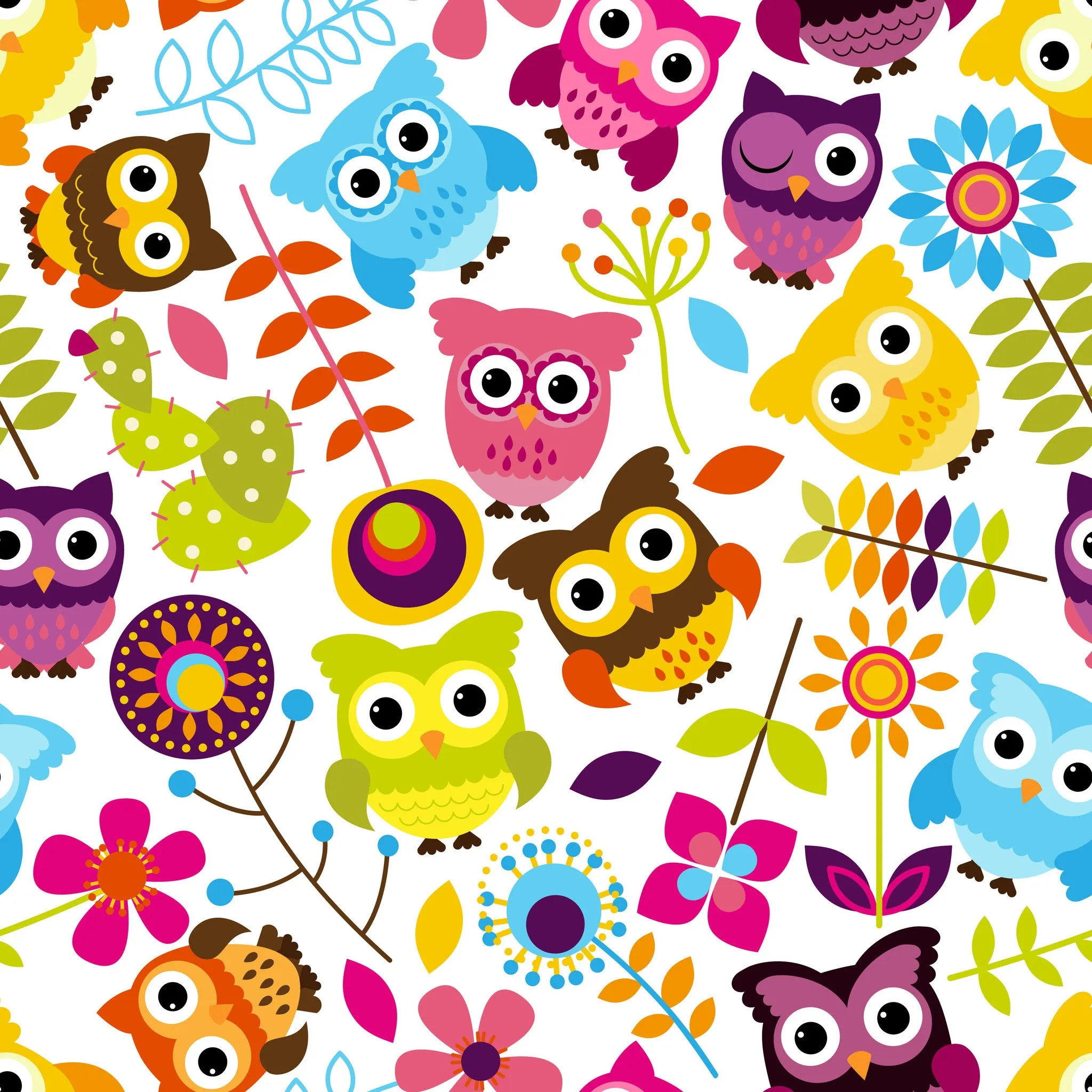 Owl Paper Vectors Vinyl Sheet