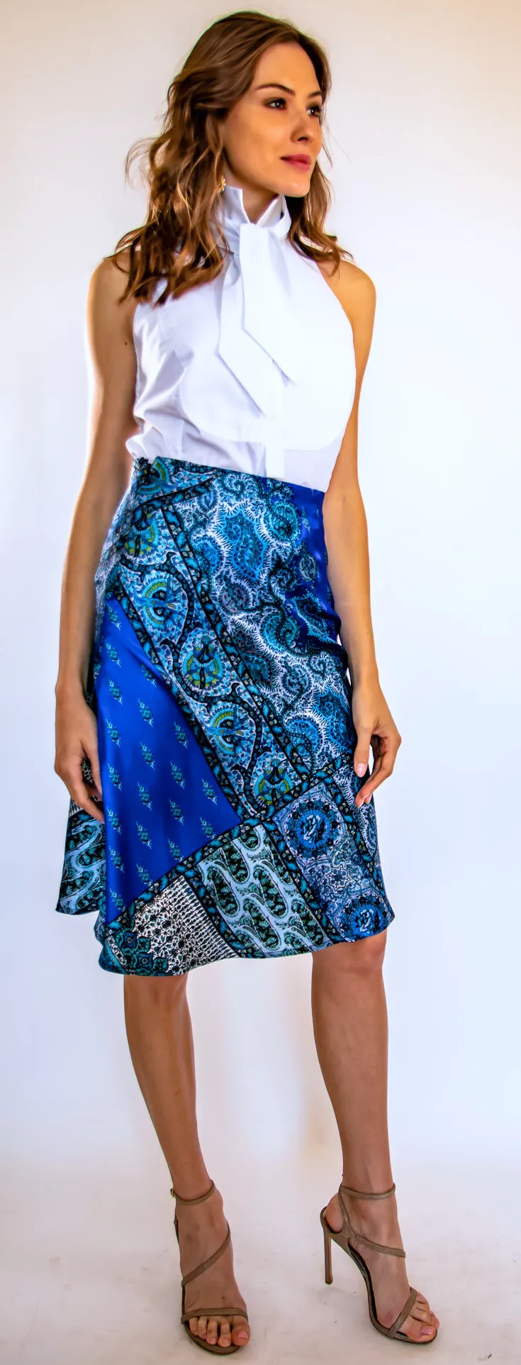 Pasha Blue Skirt