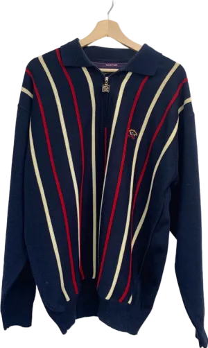 Paul & Shark Navy Striped Jumper UK XL